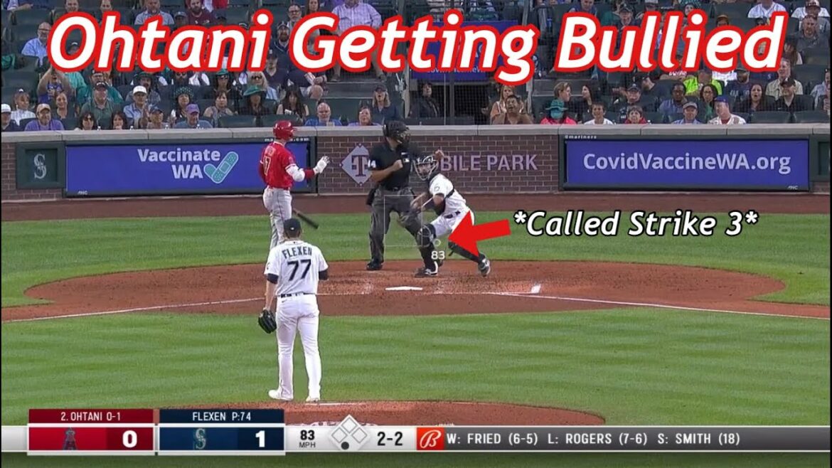 Shohei Ohtani se fait intimider par les arbitres
