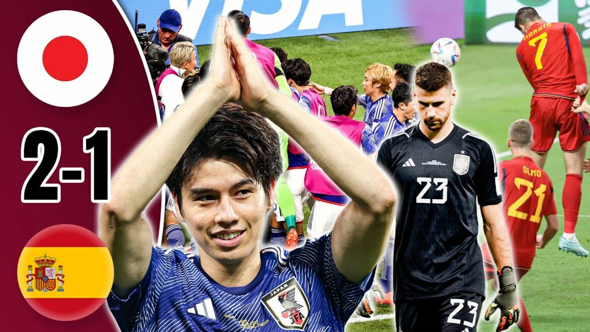 POINTS FORTS |  JAPON vs ESPAGNE 2 - 1 Tous les buts |  Ao Tanaka ✅ |  QATAR 2022