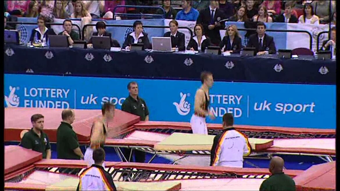 Allemagne 1 - 2011 Trampoline Synchronisé Mondial Hommes