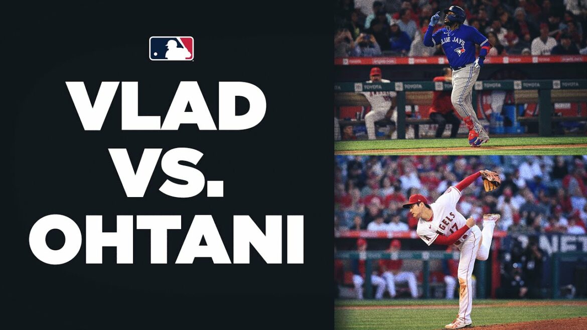 SHOHEI OHTANI VS.  VLAD GUERRERO JR !!  Deux phénomènes s'affrontent !  (Ohtani frappe Vlad, Vlad frappe !)