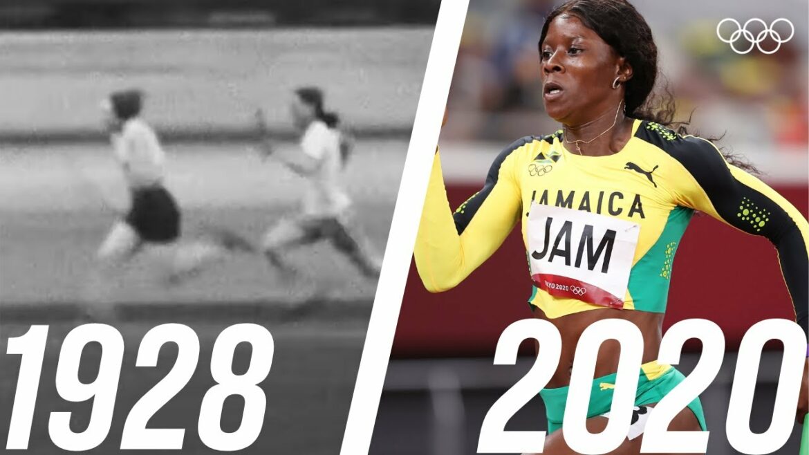 1928 Canada 🆚 2020 Jamaïque - Relais 4x 100m |  Alors contre maintenant