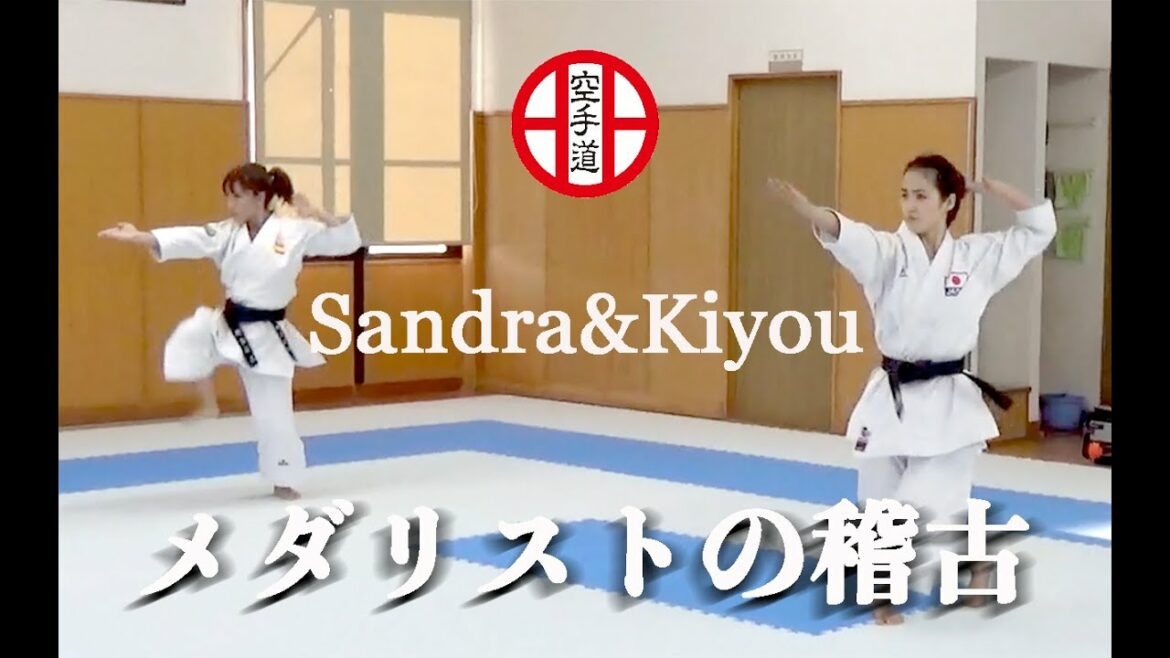 Entraînement des médaillés olympiques de Tokyo Kiyo Shimizu & Sandra Sanchez