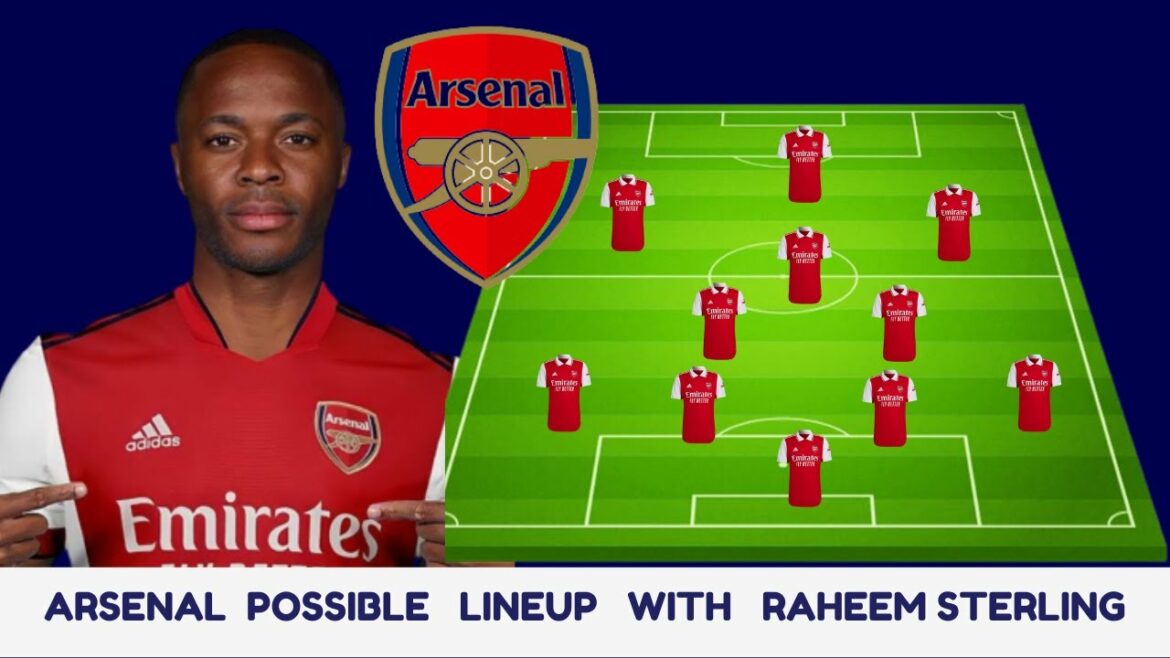 Arsenal Transfer News - Arsenal Possible Lineup avec le transfert de Raheem Sterling - Arsenal Transfer