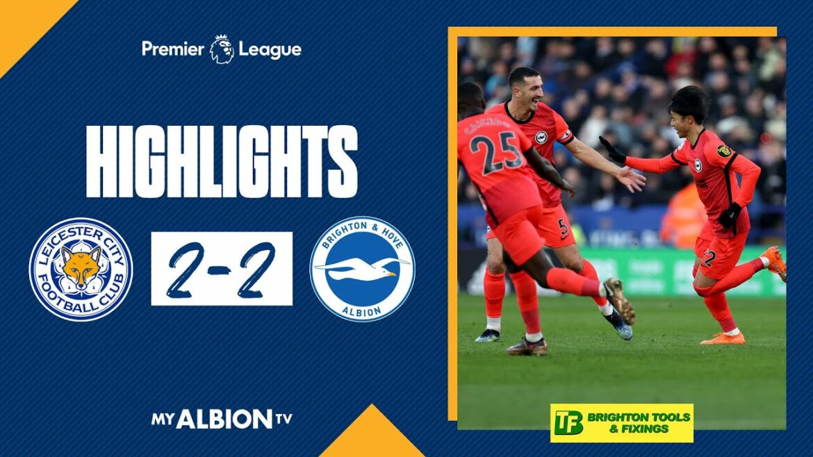 PL Faits saillants: Leicester 2 Albion 2