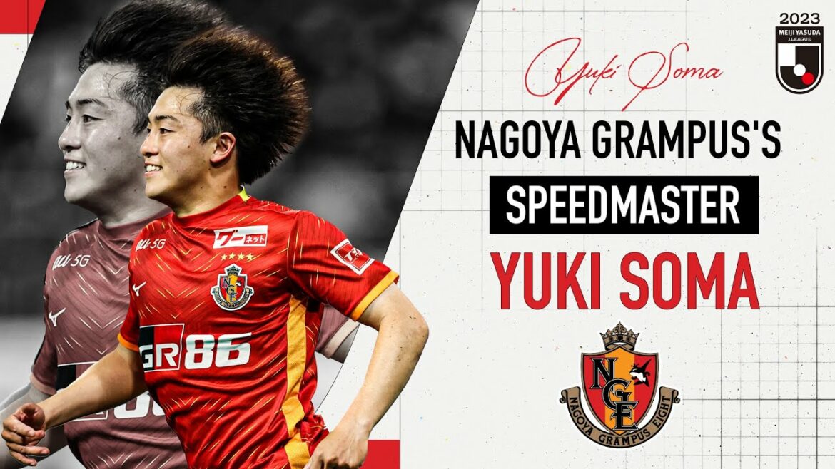 Yuki Soma, maître de vitesse de Nagoya Grampus