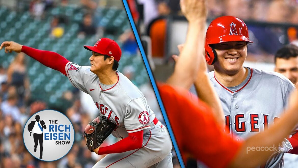 "C'est fou!"  – Rich Eisen sur le dernier jeu époustouflant de Shohei Ohtani |  Le spectacle Rich Eisen