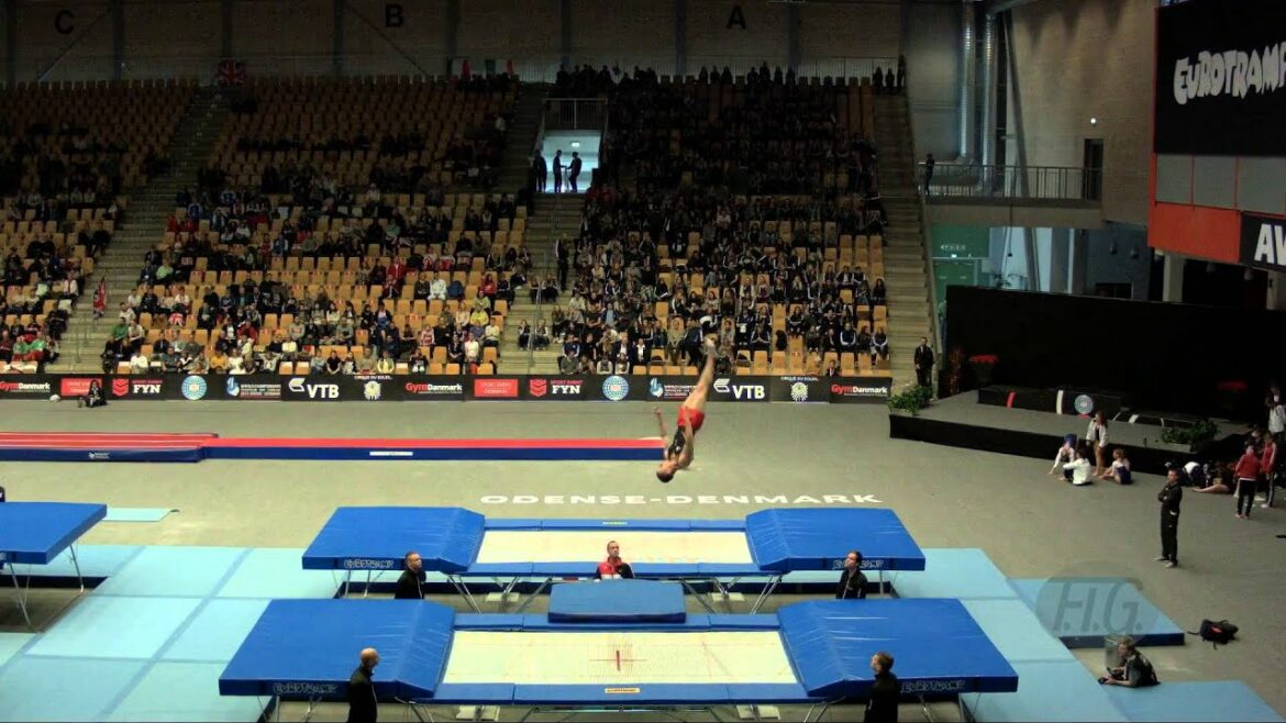 SCHMIDT Daniel (GER) - Mondiaux de trampoline 2015 - Qualification TR Routine 2