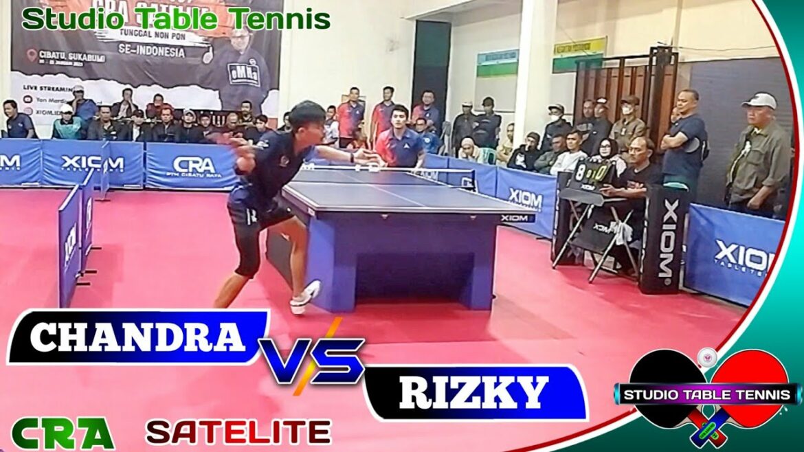 Chandra PLARA vs RIZKY BJB Regent's Cup Men's Singles Table Tennis Championship 2023 卓球選手権 卓球の世界