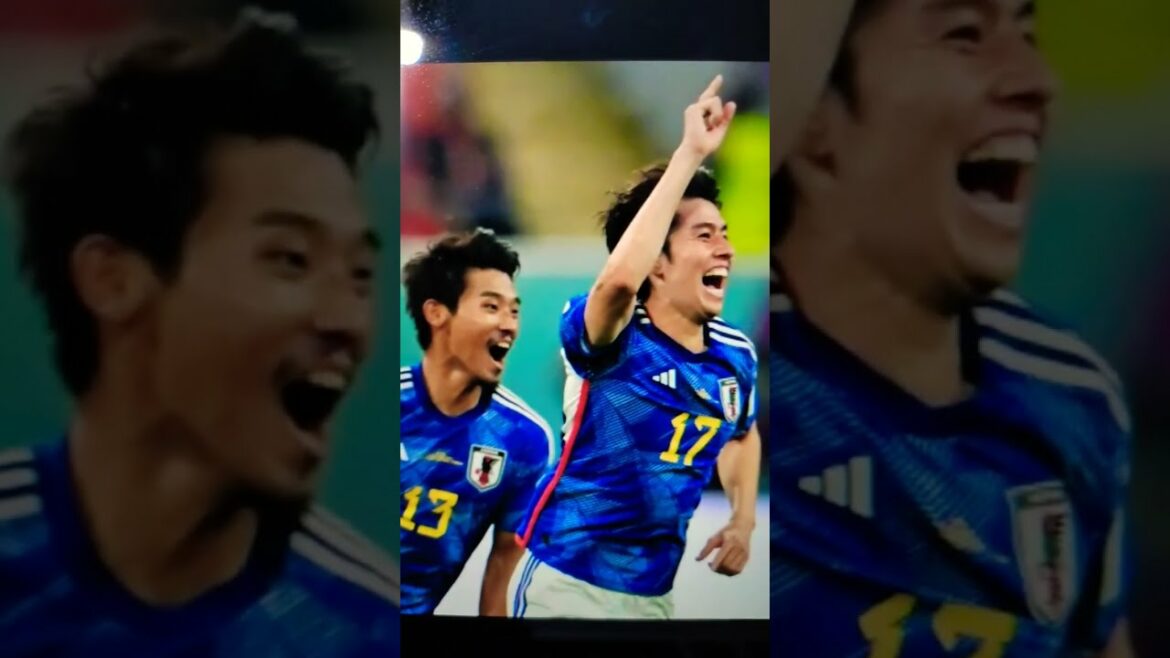 But d'Ao Tanaka contre l'Espagne, le Japon contre l'Espagne 2-1, le Japon 2-1 l'Espagne, #shorts #japan #qatarworldcup #worldcup2022