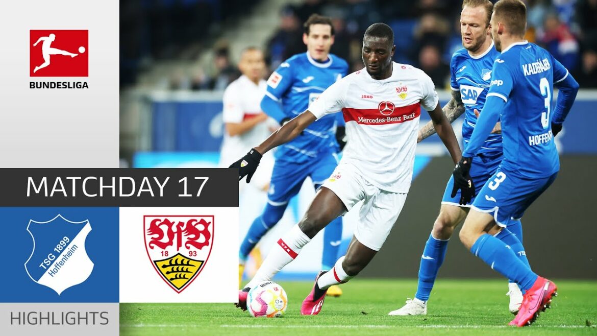 TSG Hoffenheim - VfB Stuttgart 2-2 |  Faits saillants |  17e journée – Bundesliga 2022/23