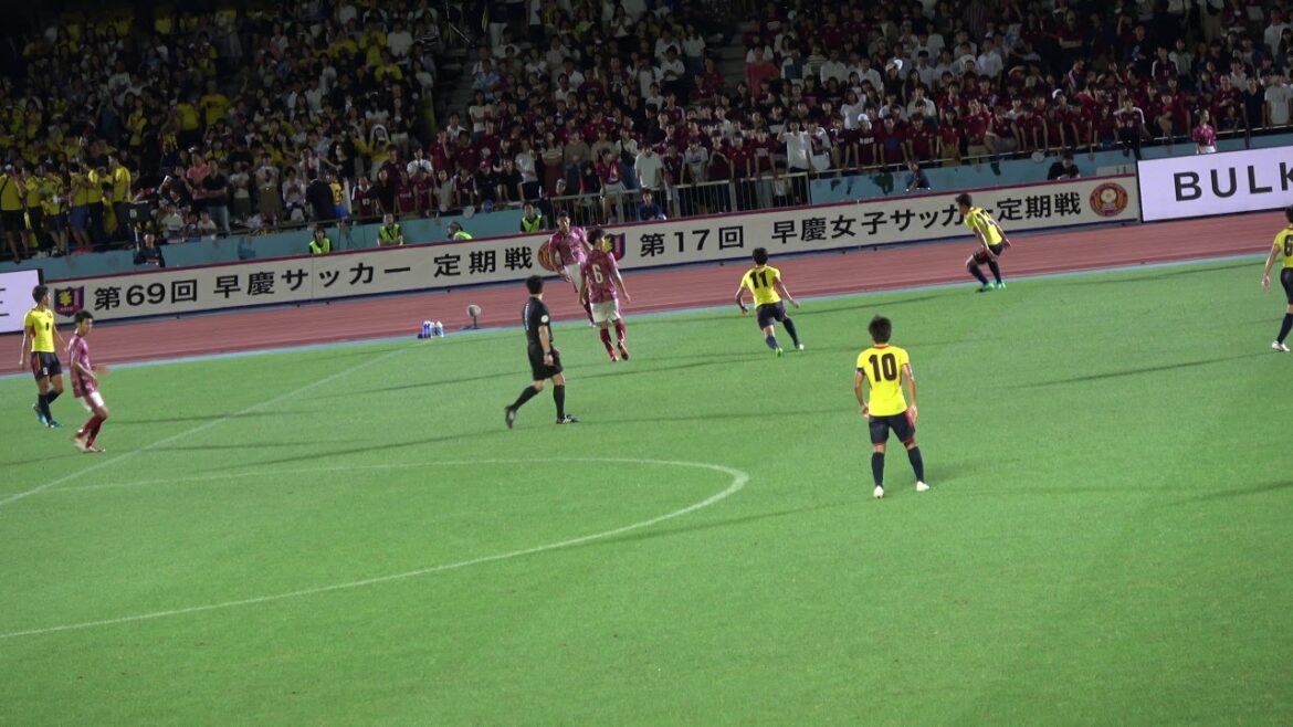 2018/7/7 (samedi) 69e match régulier de football de Waseda-Keio - Waseda-Keio Classico Première mi-temps 0-0 Deuxième mi-temps Waseda revient de l'arrière 2 buts
