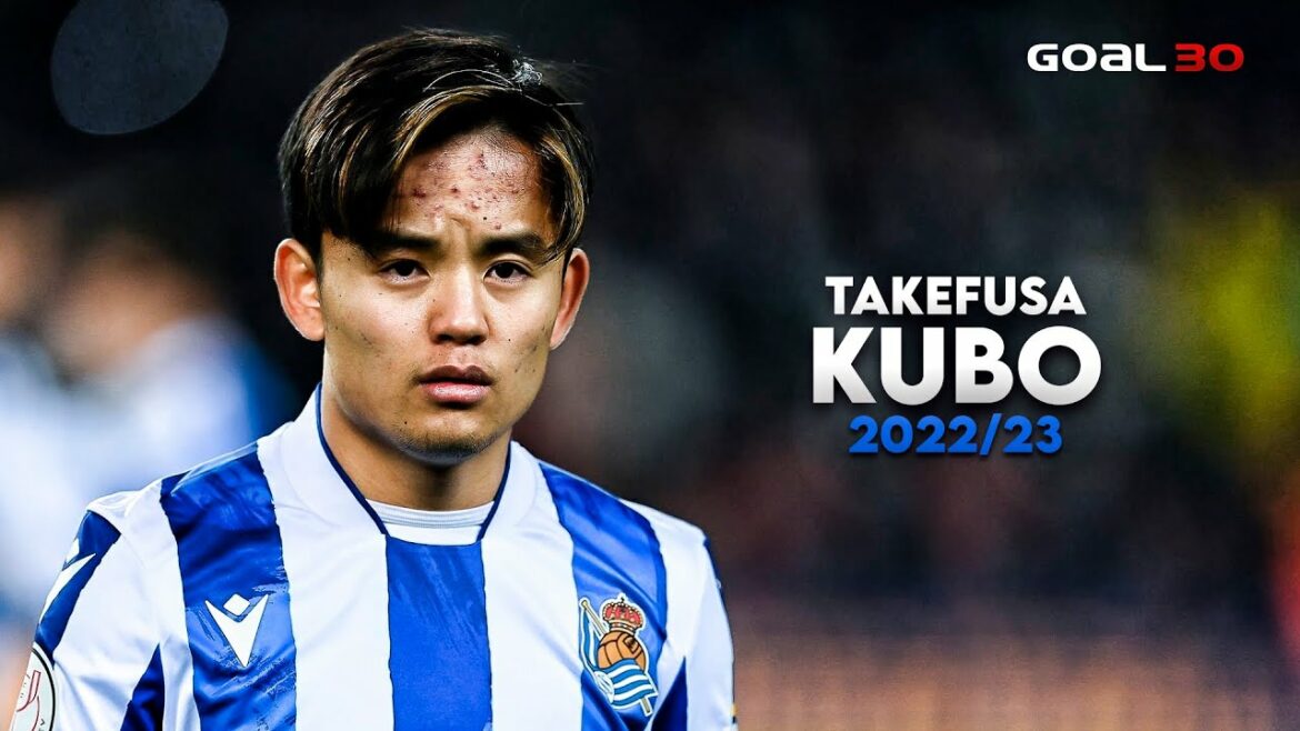 Takefusa Kubo 2023 ► Compétences magiques, buts et aides |  haute définition