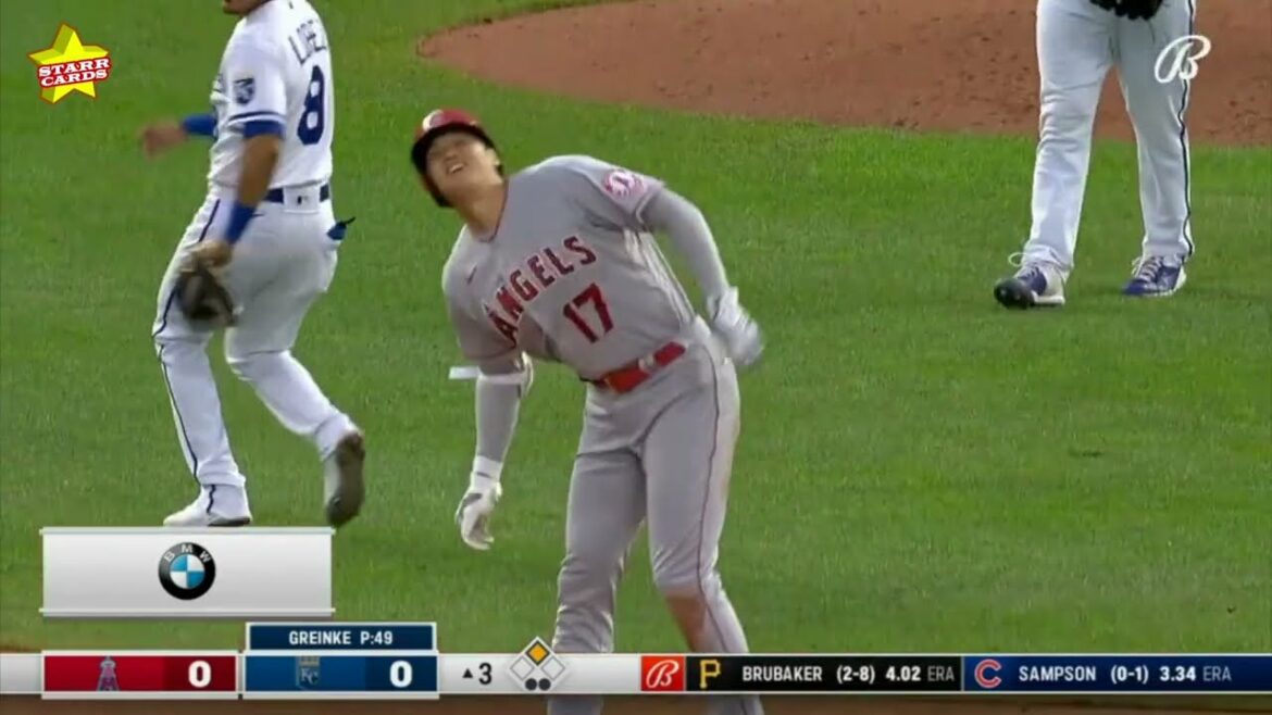 Shohei Ohtani surmonte la douleur d'une faute sur la jambe droite pour frapper son 16e doublé de la saison
