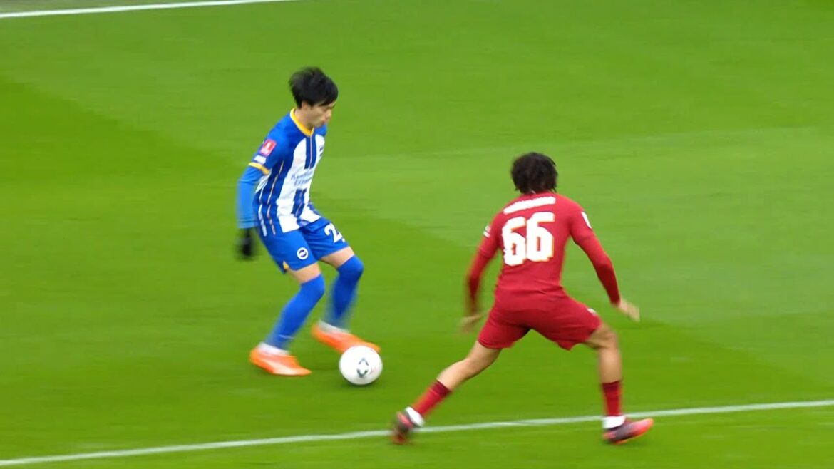 Le jour où Kaoru Mitoma tourmente la défense de Liverpool (29/01/2023)