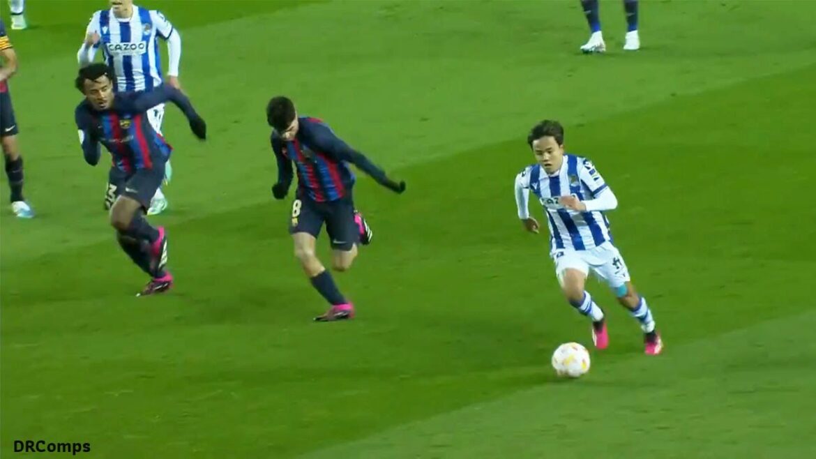 Takefusa Kubo fait de son mieux contre Barcelone (26/01/2023) 1080HD Takefusa Kubo fait de son mieux contre Barcelone (26/01/2023) 1080HD