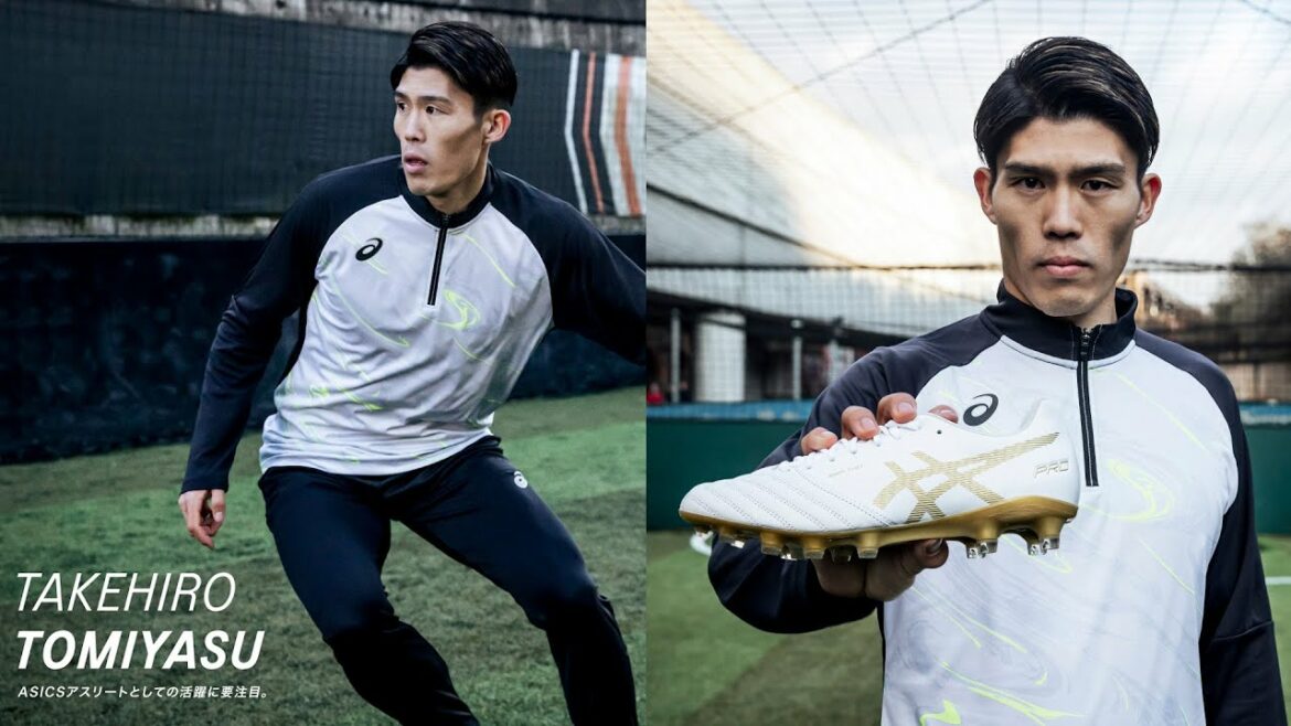Le défenseur japonais d'Arsenal Takehiro Tomiyasu signe un contrat avec Asics !  "L'objectif de tous les joueurs, c'est le Ballon d'Or"