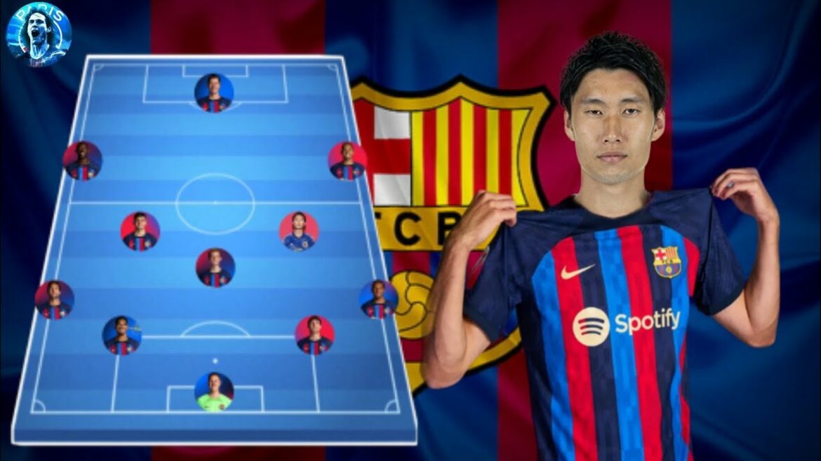 Programmation potentielle de Barcelone avec les transferts de janvier 2023 Ft Daichi Kamada🔥😱