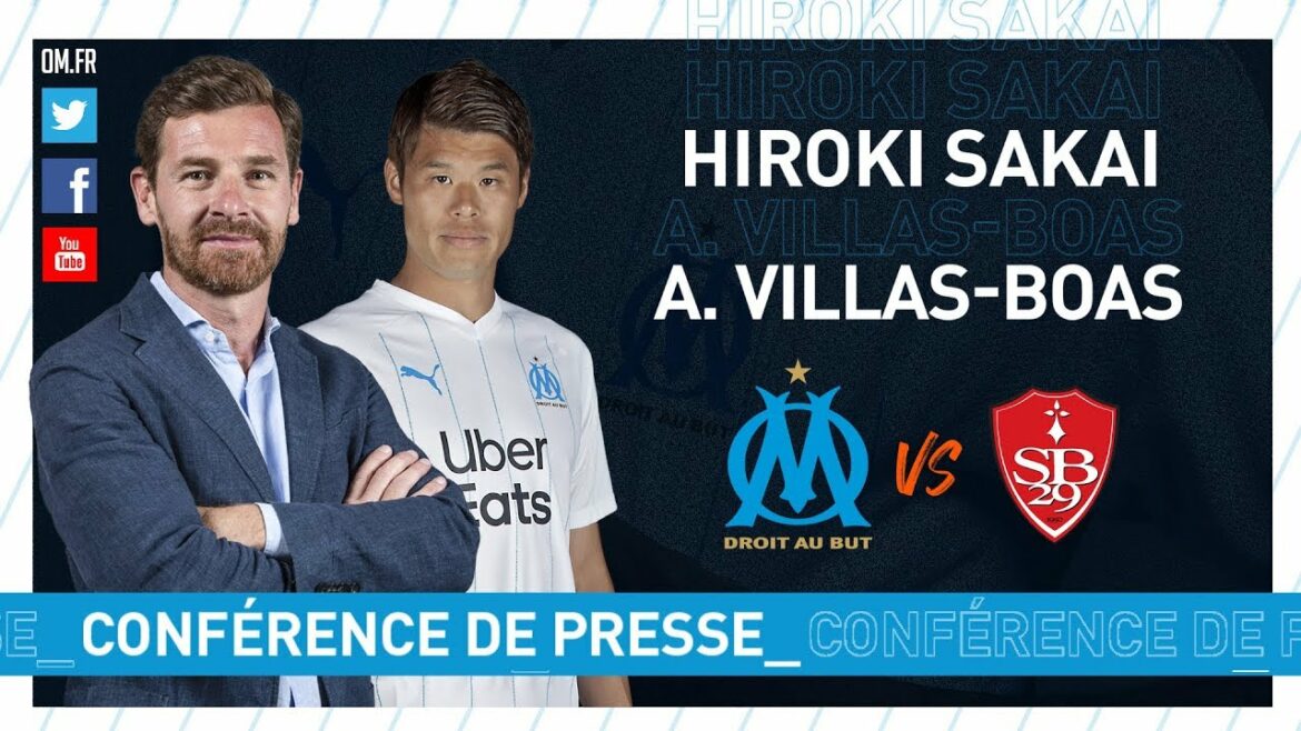 OM - Brest La conférence d'Hiroki Sakai & d'André Villas-Boas 🎙