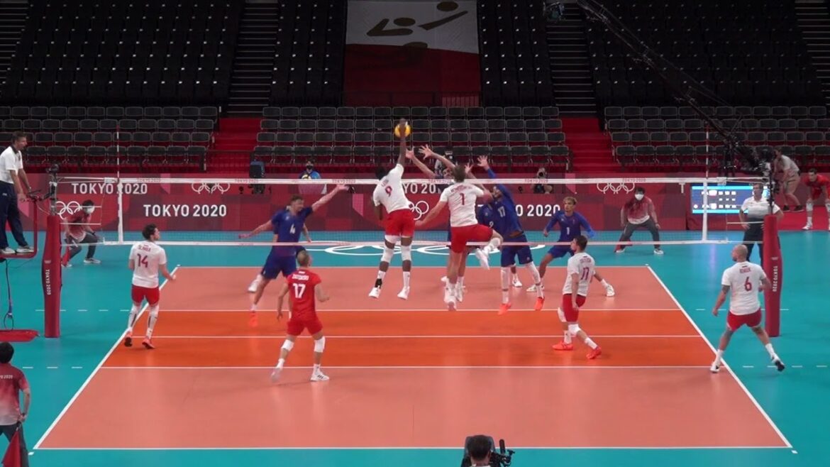 Volleyball Pologne - France 2:3 Grande Bataille des Jeux Olympiques de Tokyo 2020