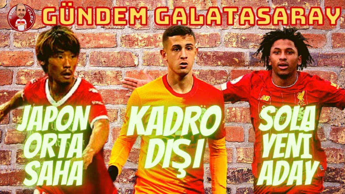 CIBLE DE TRANSFERT DE GALATASARAY HIDEMASA MORITA ET YASSER LAROUCI |  BARTUĞ ELMAZ HORS DU PERSONNEL