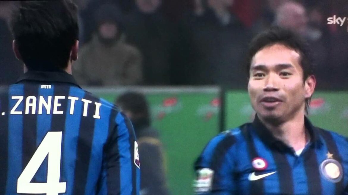 salutation japonaise ||  Capitaine Javier Zanetti et Yuto Nagatomo ||  Derby Milan 0 Inter Milan 1
