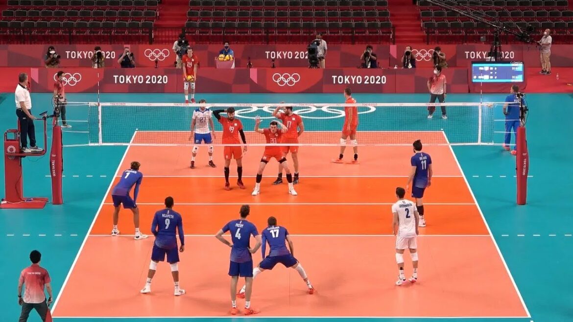 Volleyball Finale Olympique Tokyo 2020 : France - Russie 3:2 Match Complet