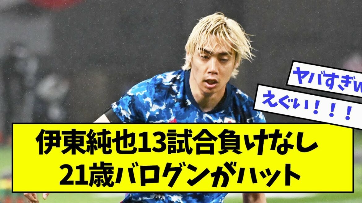 Junya Ito invaincu en 13 matchs, chapeau Balogun de 21 ans