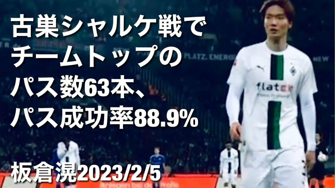 Ko Itakura effectuant une série de passes offensives contre Schalke #Ko Itakura #Japan National Team #Overseas Club