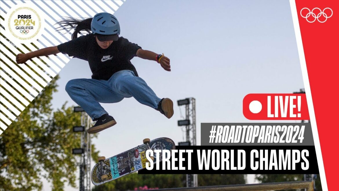 🔴 Street Skateboarding Olympic Qualifier  - Men's & Women's Semifinals!