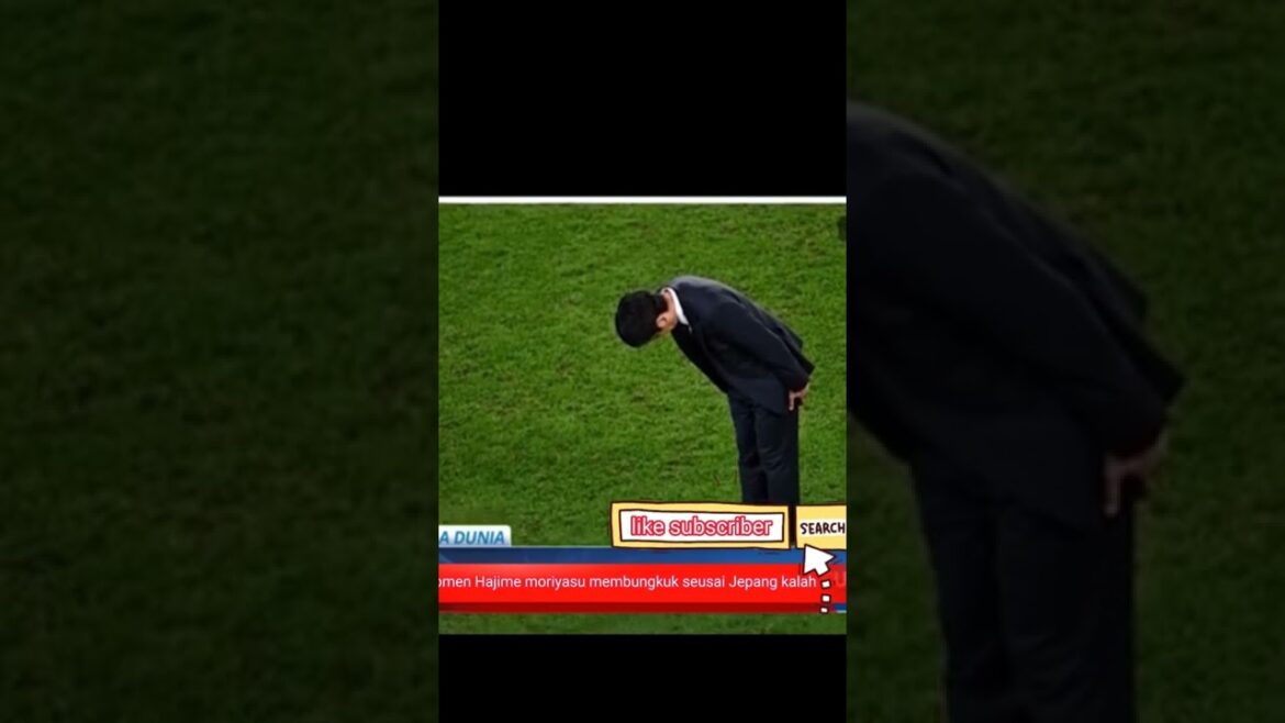 MOMENT!!  HAJIME MORIYASU, PLIANT APRÈS LA PERTE DU JAPON