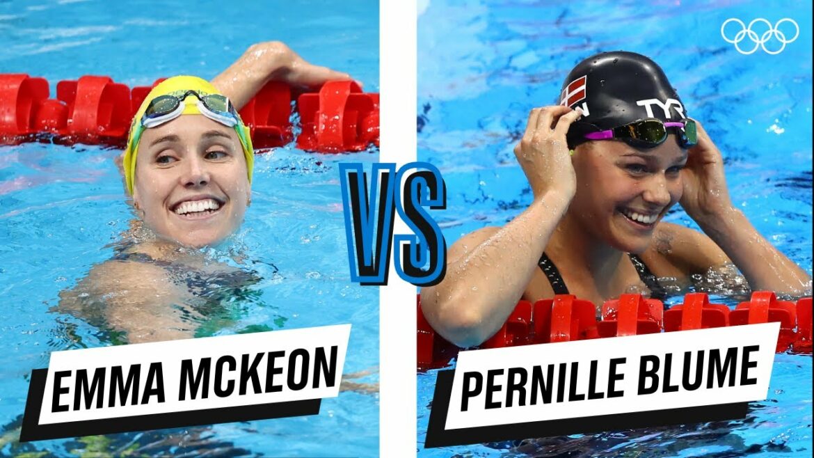 Emma McKeon 🆚 Pernille Blume - 50m nage libre |  Tête à tête