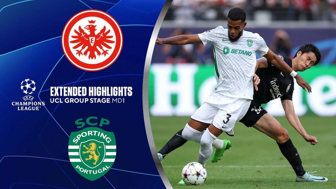 Eintracht Francfort contre Sporting CP : résumés détaillés |  Phase de groupes UCL MD 1 |  CBS Sports Golazo