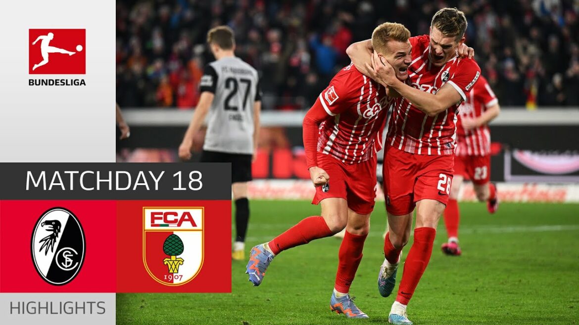 SC Fribourg - FC Augsbourg 3-1 |  Faits saillants |  18e journée – Bundesliga 2022/23