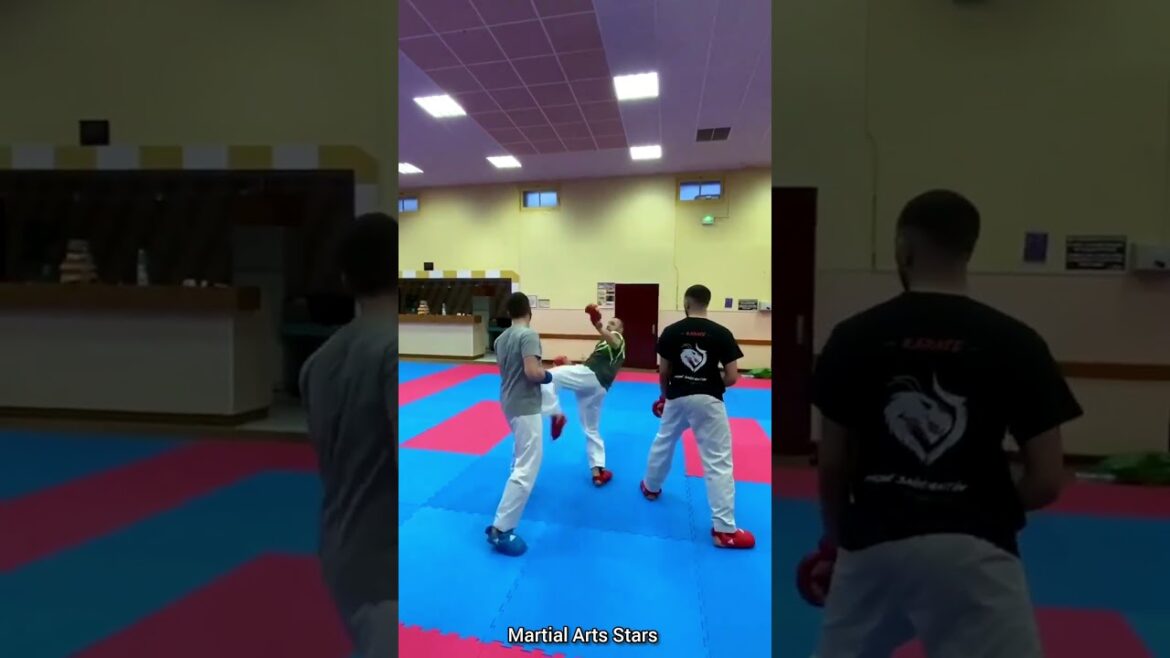 Steven Da Costa s'entraîne pour les Jeux olympiques de Tokyo 2020 🔥 Amazing Kumite Techniques | Best Karateka #shorts