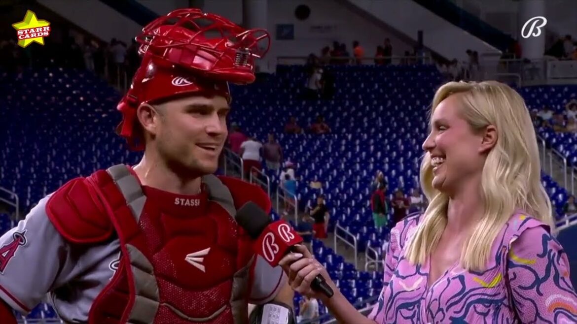Max Stassi réagit après que Shohei Ohtani soit entré dans l'histoire de la MLB avec un chef-d'œuvre à double sens contre les Marlins