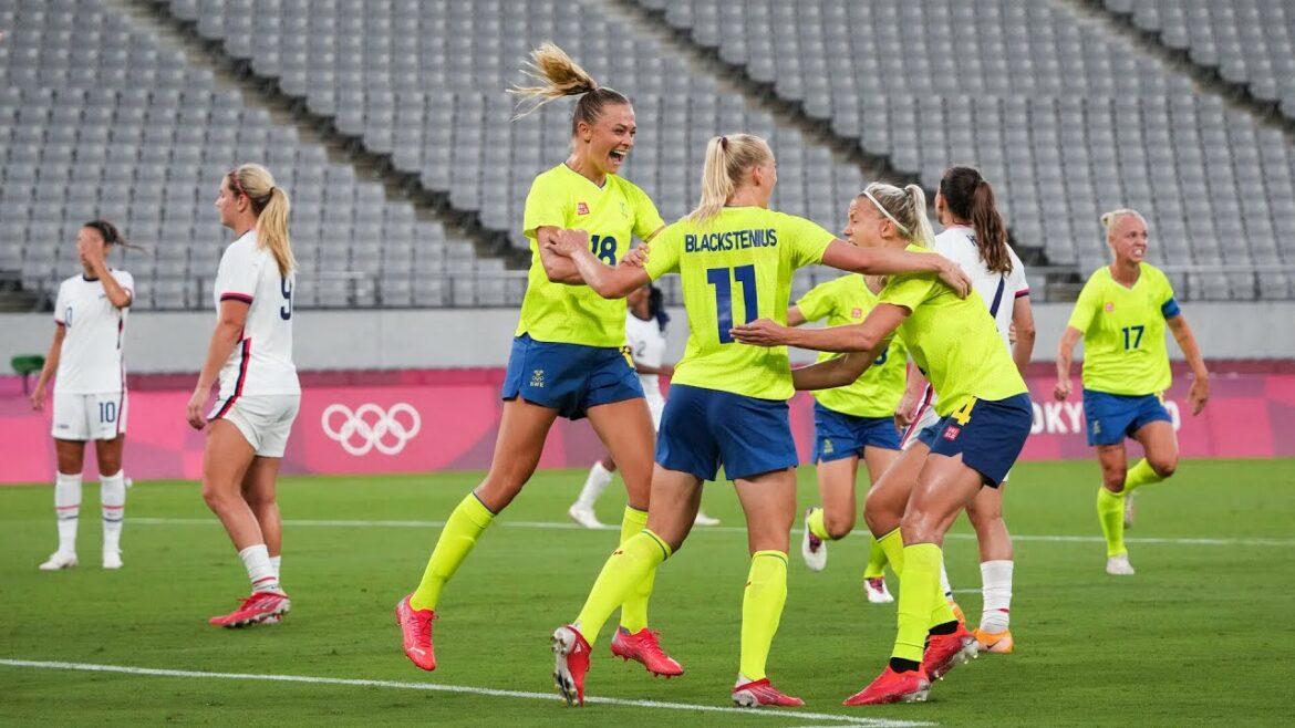 Stina Blackstenius vs USWNT (interview après la victoire 3-0 de la Suède aux Jeux olympiques de 2020)