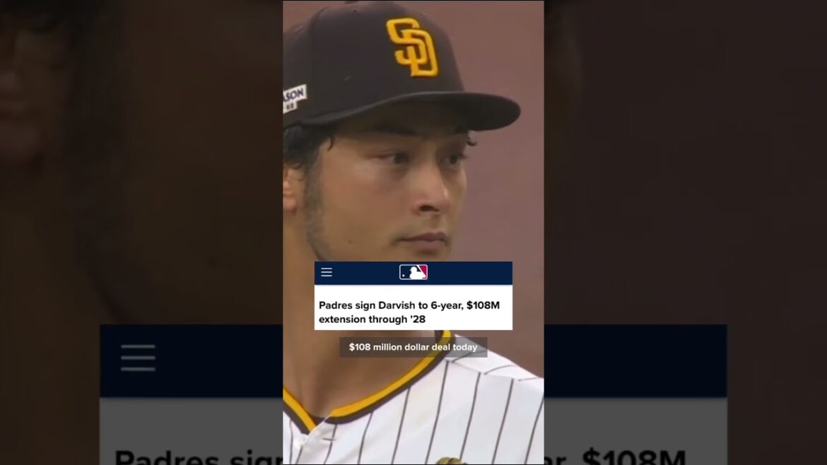Les aumôniers s'engagent auprès de Yu Darvish jusqu'à l'âge de 42 ans.