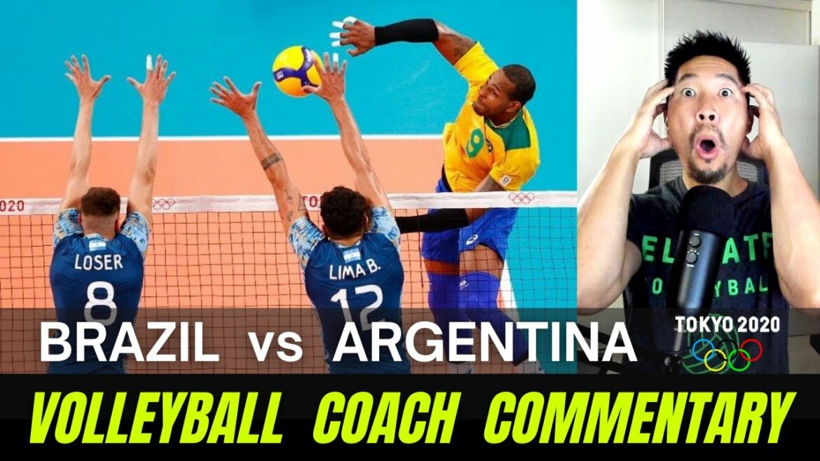 Commentaire de l'entraîneur VB - Brésil vs Argentine (Pool Play) |  Volley-ball masculin aux Jeux olympiques de Tokyo 2020