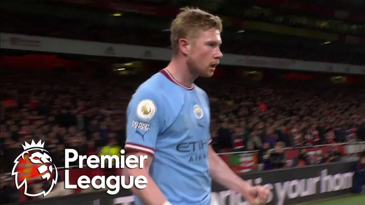 Kevin De Bruyne frappe en premier pour Manchester City contre Arsenal |  Premier League |  NBC Sports