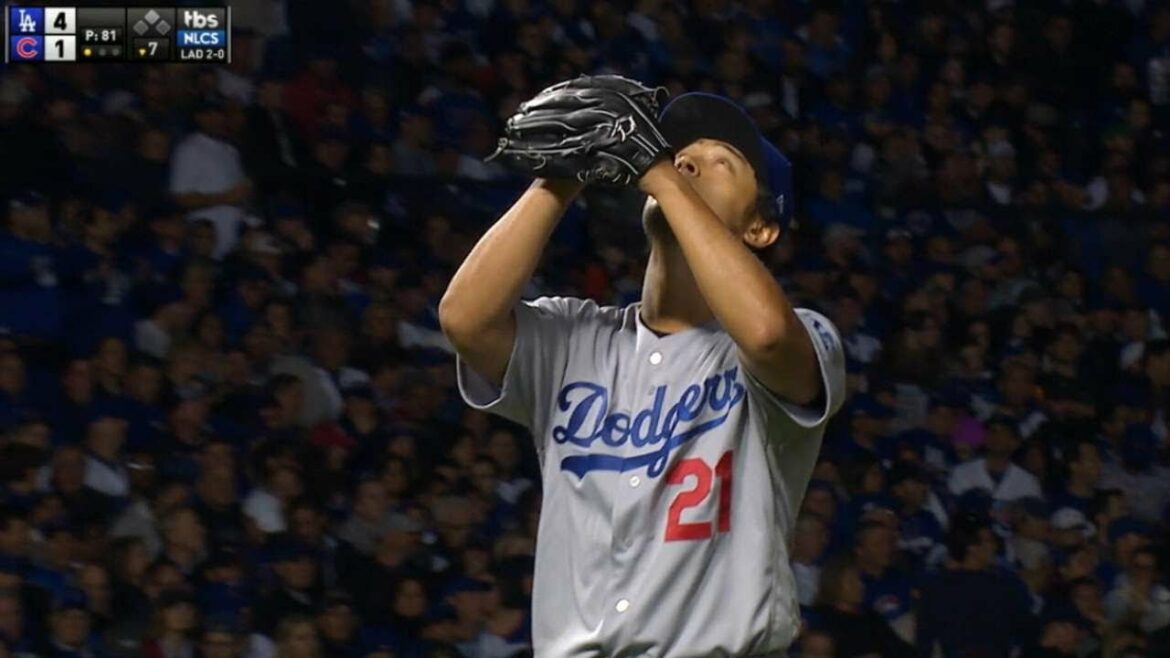 NLCS Gm3: Darvish lance 6 1/3 images d'un ballon à un point