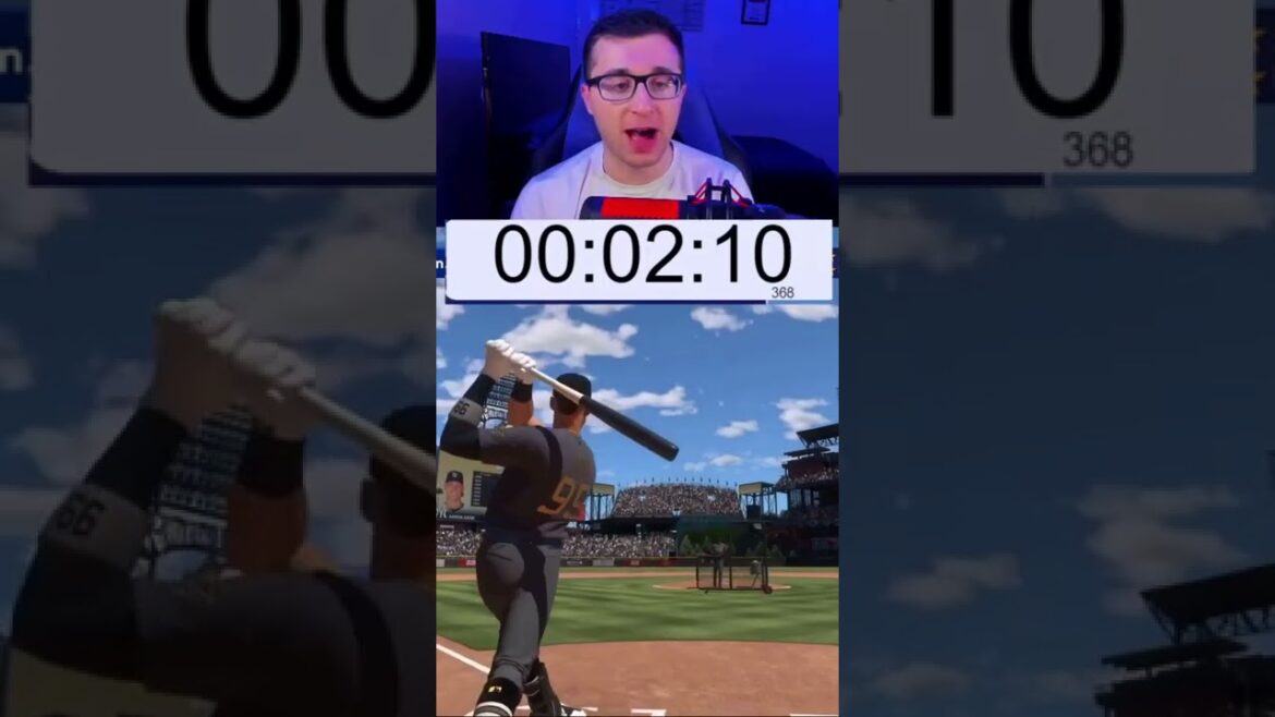 Aaron Judge VS Shohei Ohtani dans MLB The Show !  #shorts
