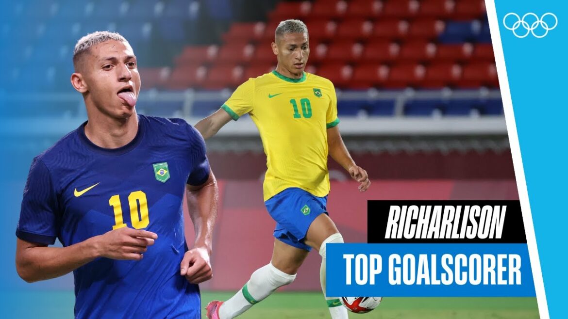 Richarlison 🇧🇷 Meilleur buteur de Tokyo 2020 !  ⚽️