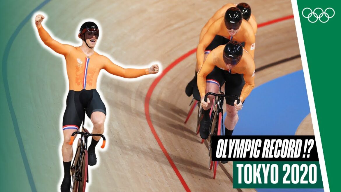 Record olympique !  🚴‍♂️ |  Finale Sprint par équipe hommes |  Tokyo 2020