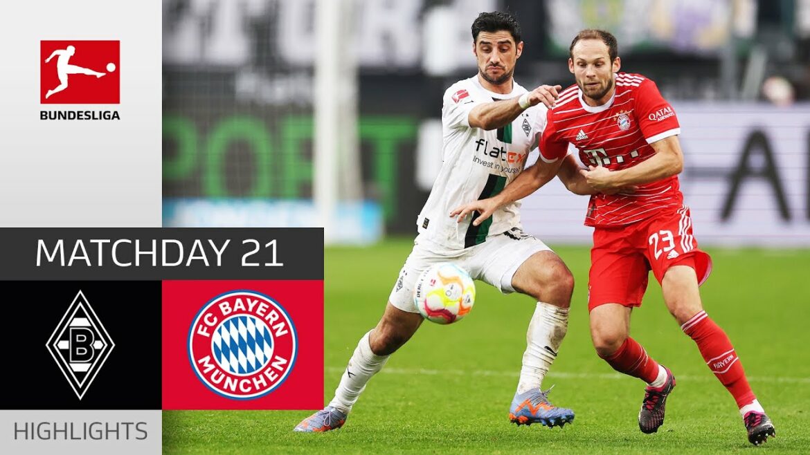 Borussia M'gladbach - Bayern Munich 3-2 |  Faits saillants |  21e journée – Bundesliga 2022/23