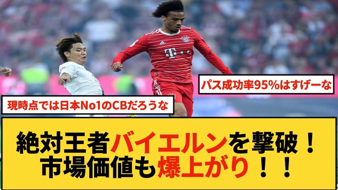 [Sujet]Gladbach bat le Bayern champion absolu ! La valeur marchande de Ko Itakura a également explosé !Résumé des réactions de chacun