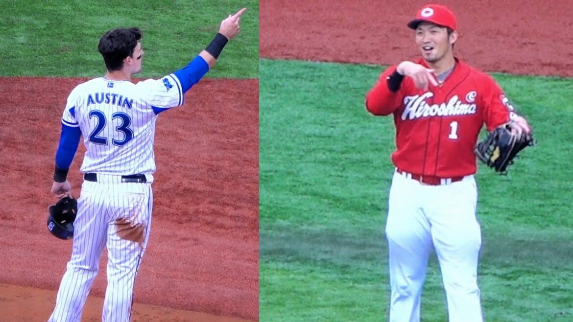 Est-ce à cause du vent ?L'interaction avec Seiya Suzuki, qui trouve des excuses pour Austin, est réconfortante.