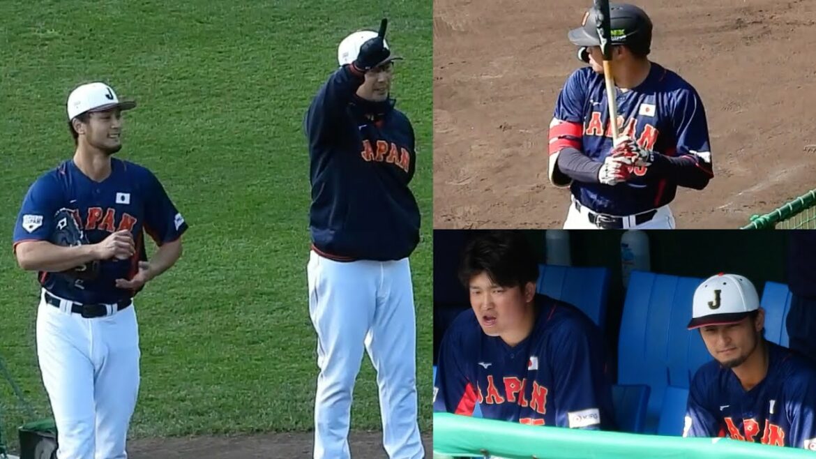 [Shock bullet]Munetaka Murakami, un coup de circuit puissant de Darvish à l'écran arrière ! Daru est tellement frustré qu'il demande un autre match. Scènes de conversation sur le banc après la confrontation[Samurai Japan Miyazaki Camp]2023.2.21