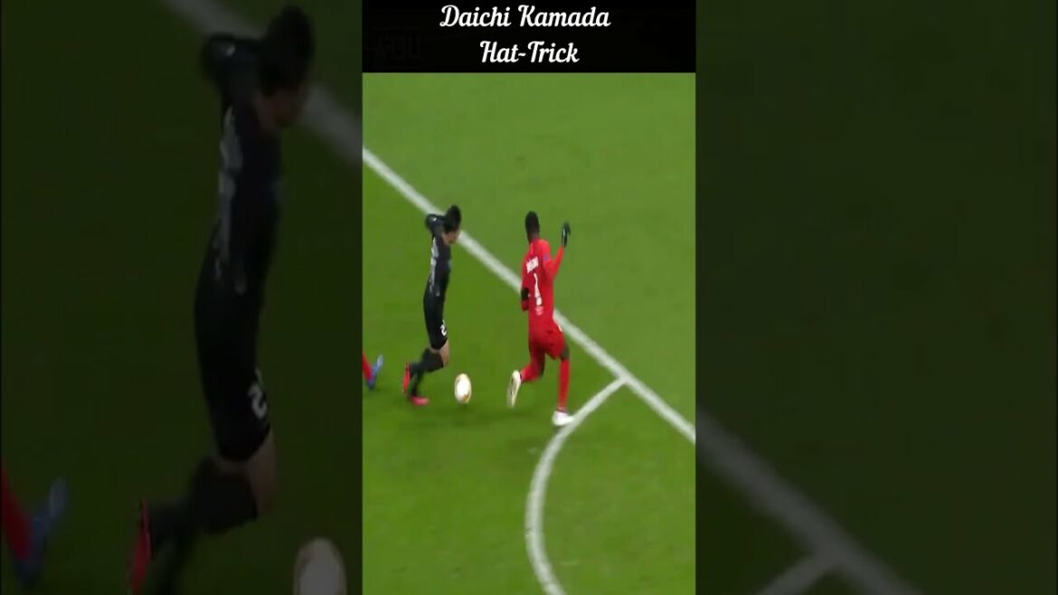 Tour du chapeau Daichi Kamada |  Eintracht Francfort vs RB Salzbourg 4-1 |  Ligue Europa de l'UEFA |  2020 #short