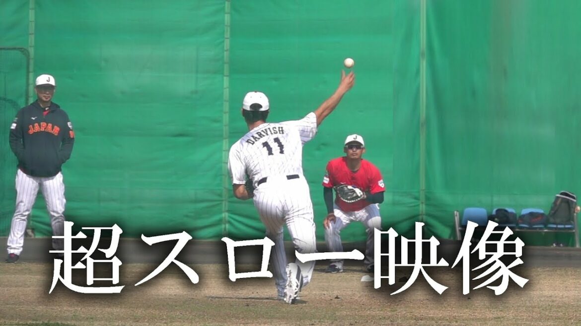Yu Darvish attrape la balle (2023 0225) Yu Darvish attrape la balle (2023 0225)