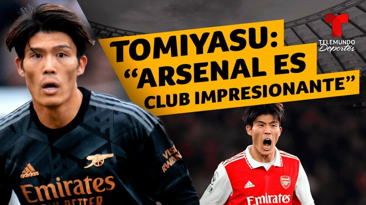 Takehiro Tomiyasu : « Arsenal est un club impressionnant » |  Télémundo Sports